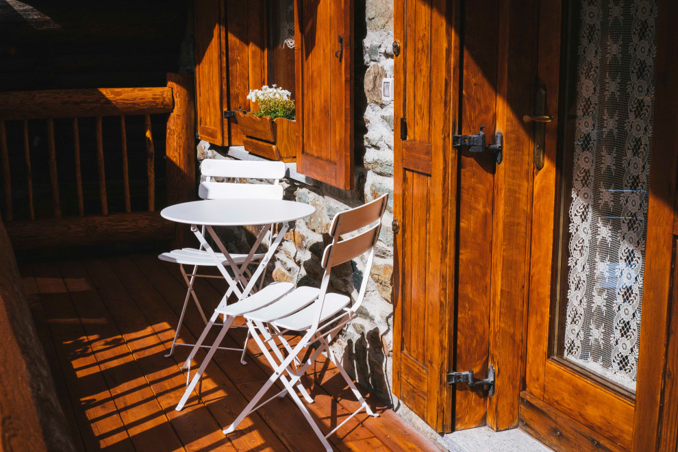 Idee per una terrazza stile rurale