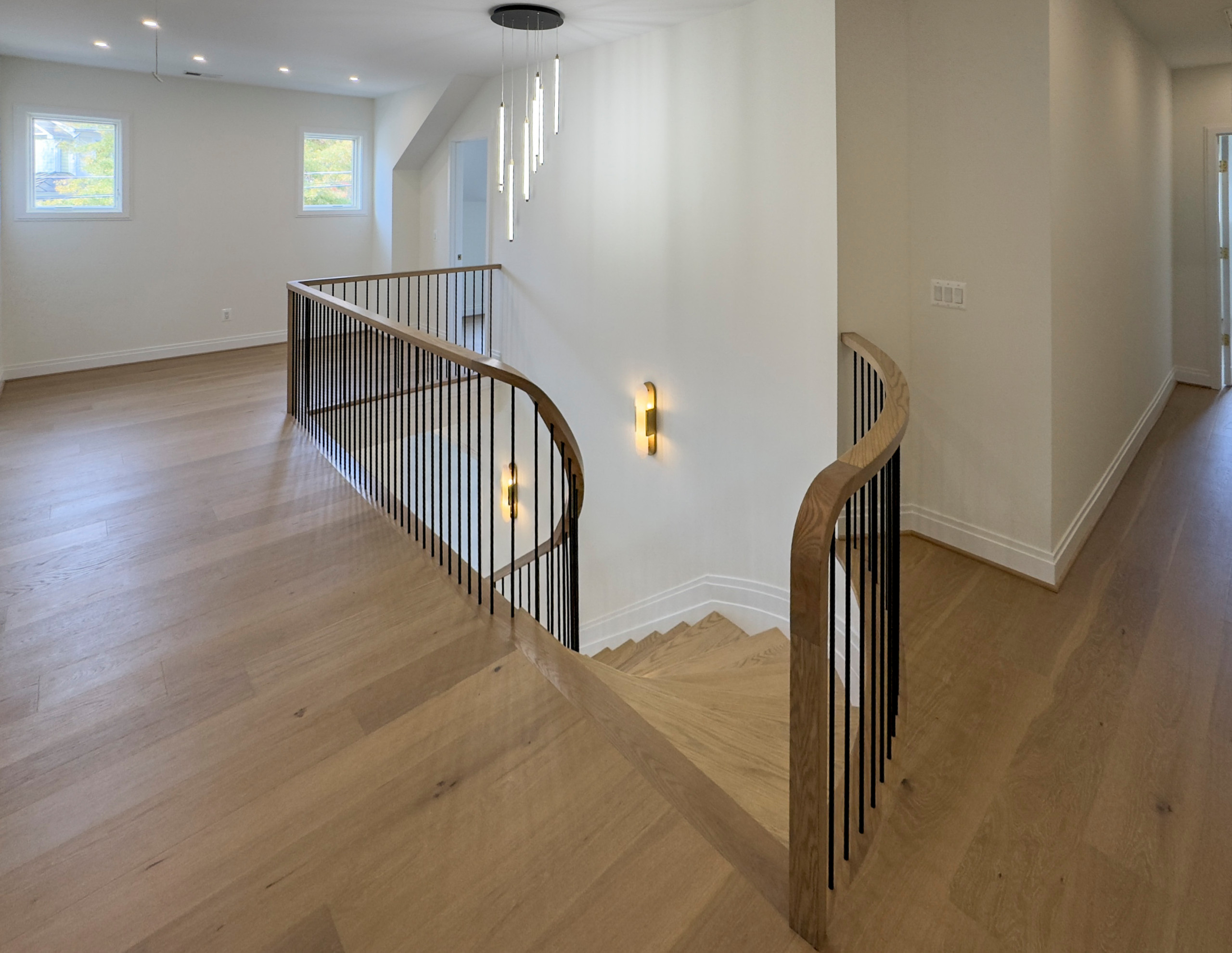 144_Attractive Transitional Staircase in Impressive Modern Home, Vienna VA 22180
