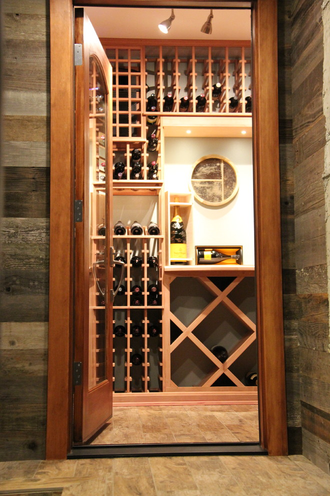 Design ideas for a country wine cellar in Other.