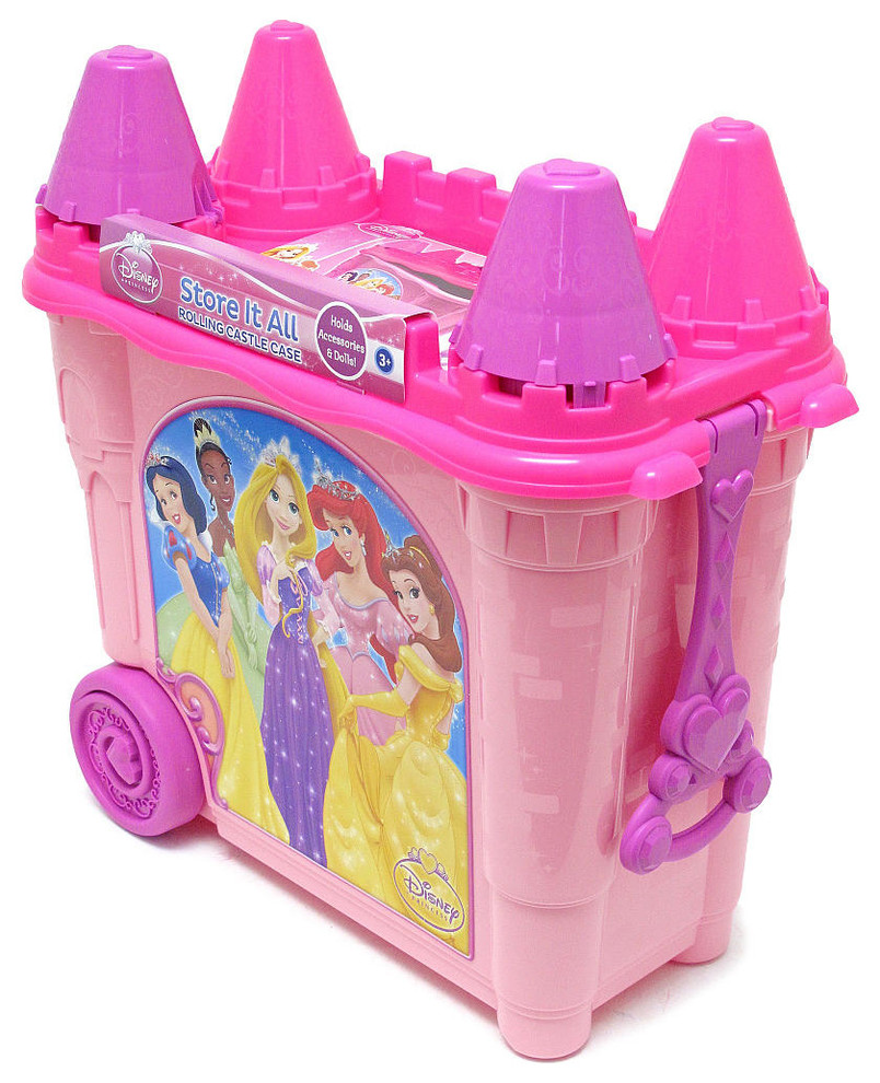 Disney Princess Castle-Shaped Doll Storage Case