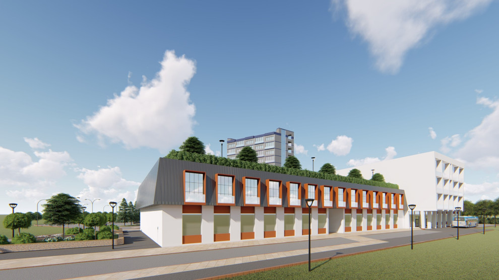 Проект комплекса зданий областной клинической больницы в Смоленской области