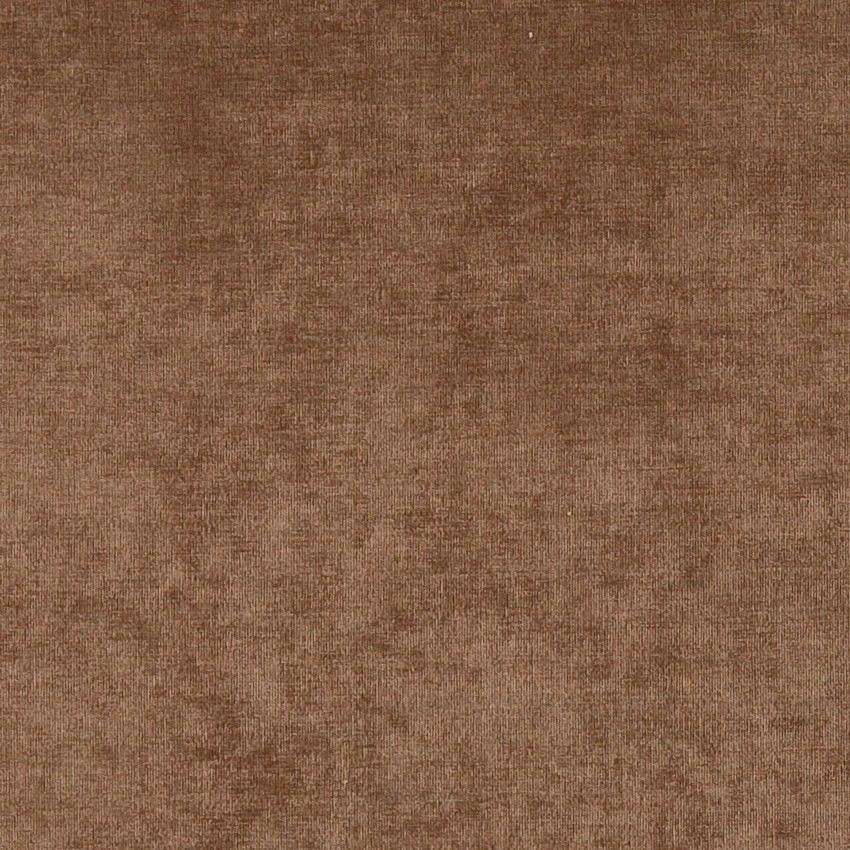 Brown Solid Woven Velvet Upholstery Fabric By The Yard