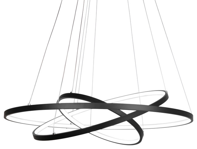 Modern 3 Rings 90w Led Pendant Light Contemporary Large Hanging Modern 3 Rings 90w Led Pendant Light Contemporary Large Hanging Lighting By Unitary