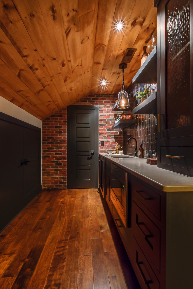 Glenwood Attic - Industrial - Home Bar - Raleigh - by Distinctive ...