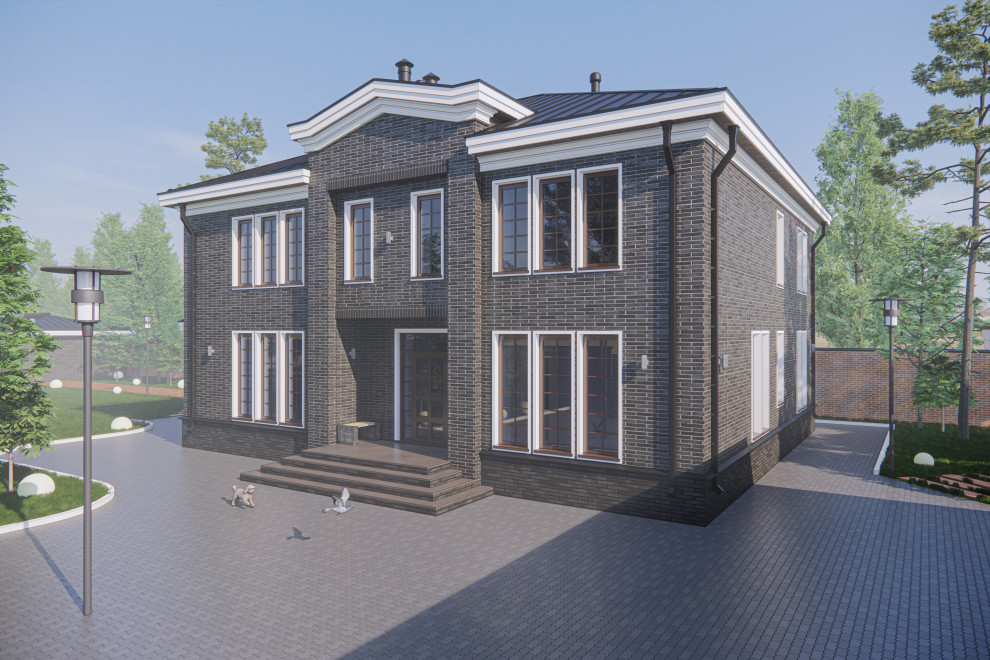 Жилой дом с гаражным комплексом