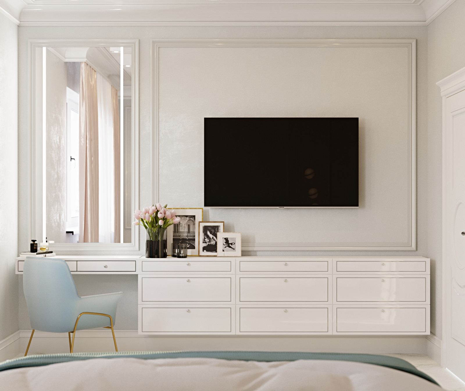 Дизайн-проект спальни / г. Дюртюли