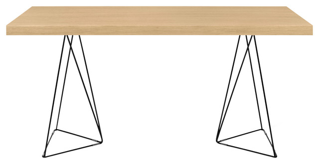 status slå endelse Contemporary Wire Leg Home Office Desk - Industrial - Desks And Hutches -  by Plush Pod Decor | Houzz