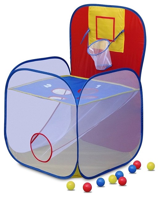 Toss It Pop Up Game Play Tent Contemporary Kids Toys And Games By Virventures