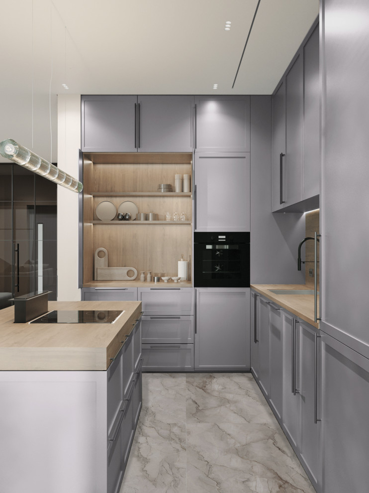 Дом с лавандовой кухней