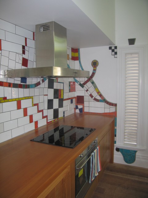 Tiled Kitchen Splashback koekken