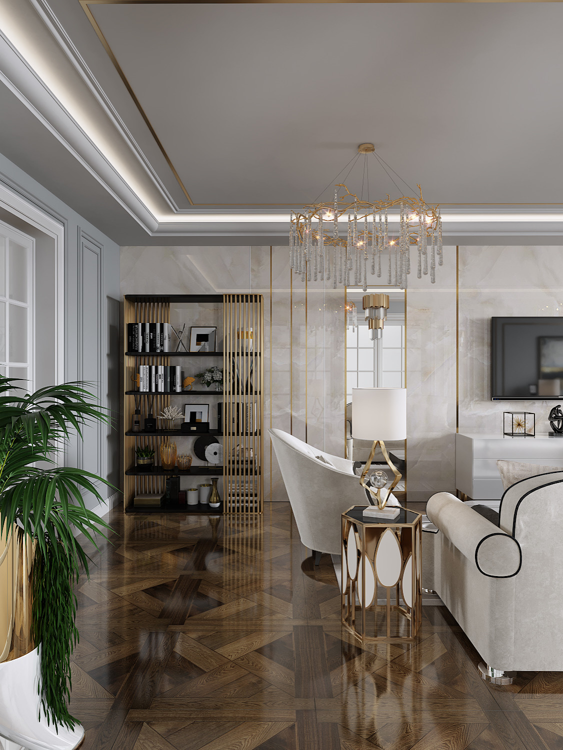 ГОСТИНАЯ в классическом стиле