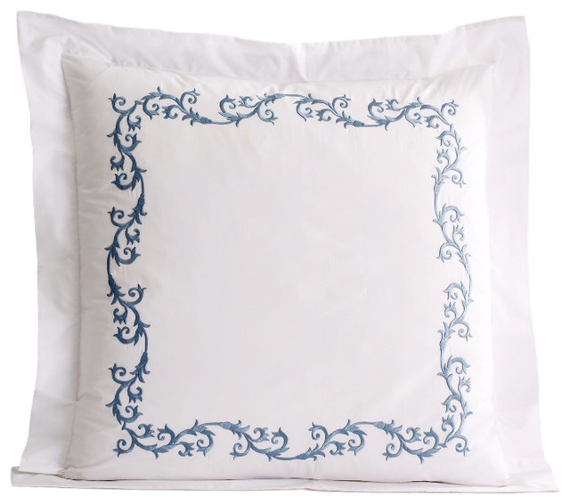 Tuscany Euro Pillow Shams Set Of 2 Contemporary Pillowcases