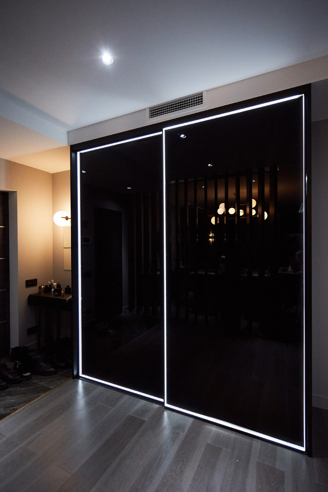 Шкаф-купе raumplus рамка R1200 темная бронза с LED подсветкой