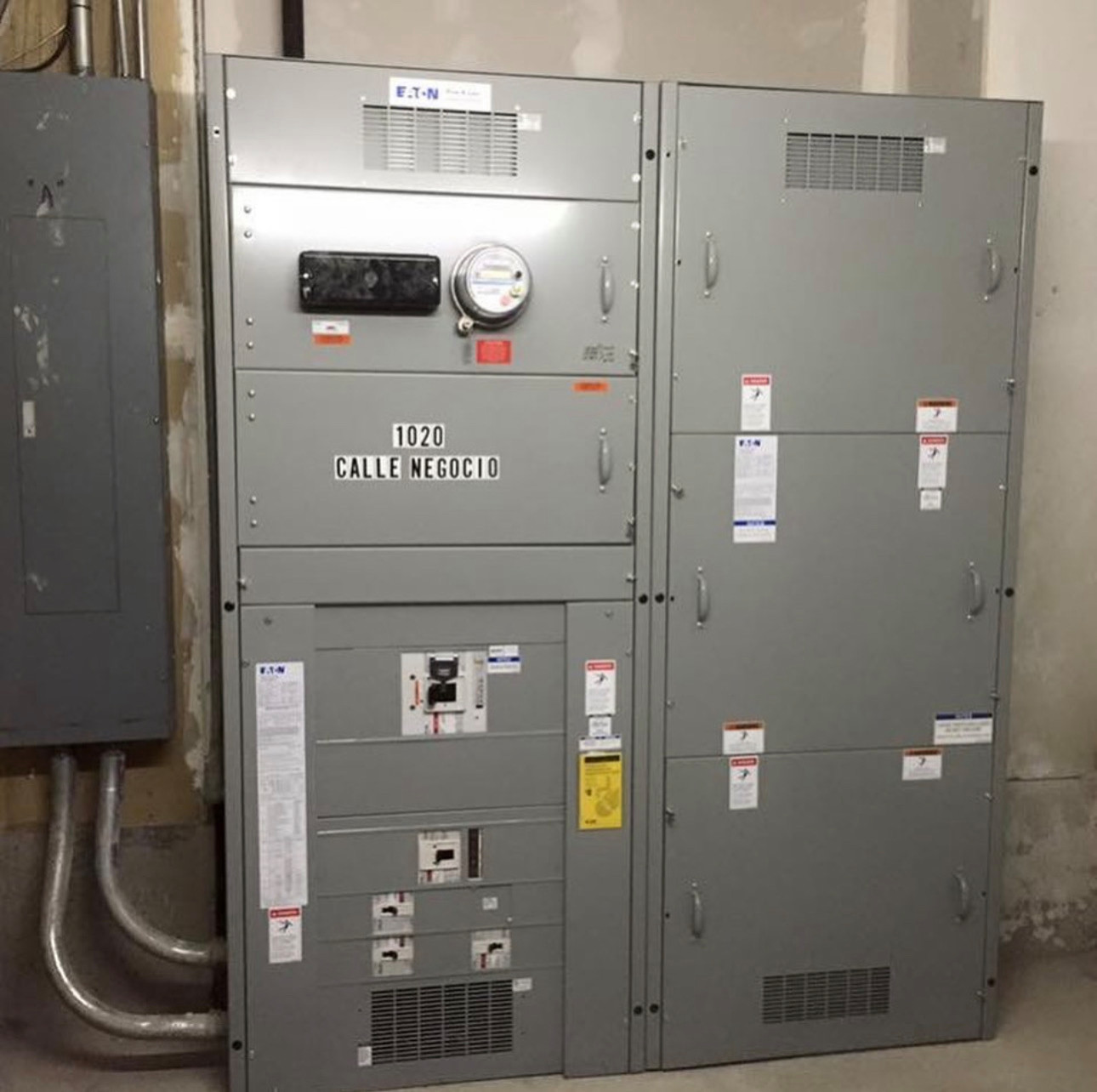Commercial panel upgrade.
