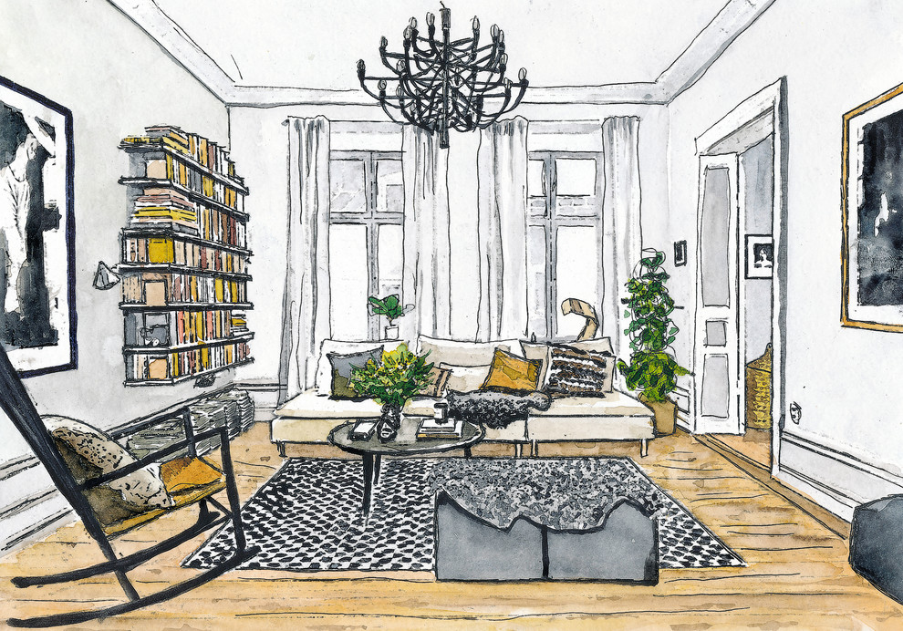 Sketch -проект квартиры в Санкт-Петербурге