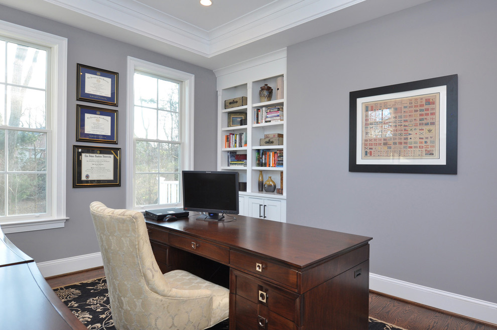 Traditional home office in DC Metro.