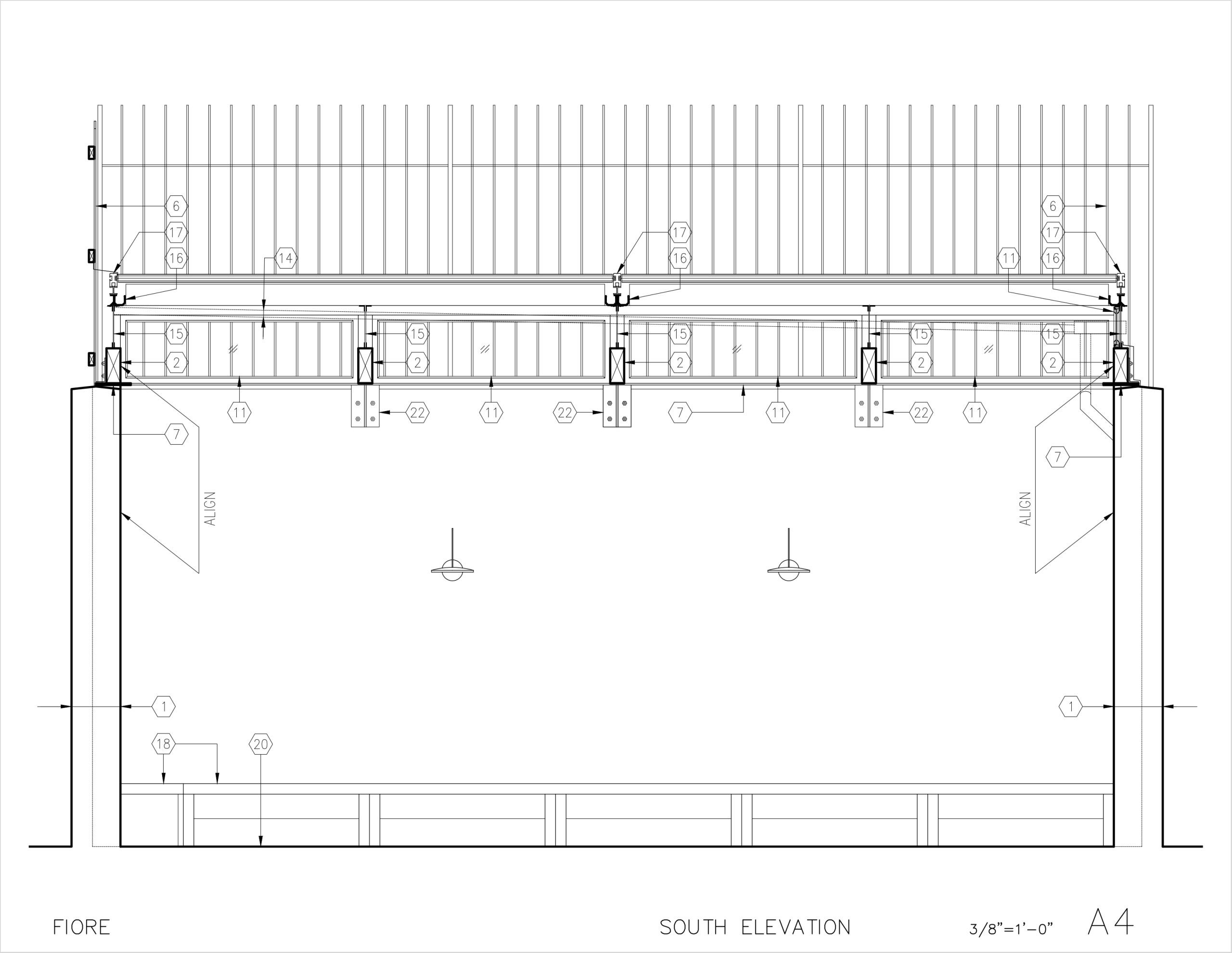 SECTION / SOUTH ELEVATION