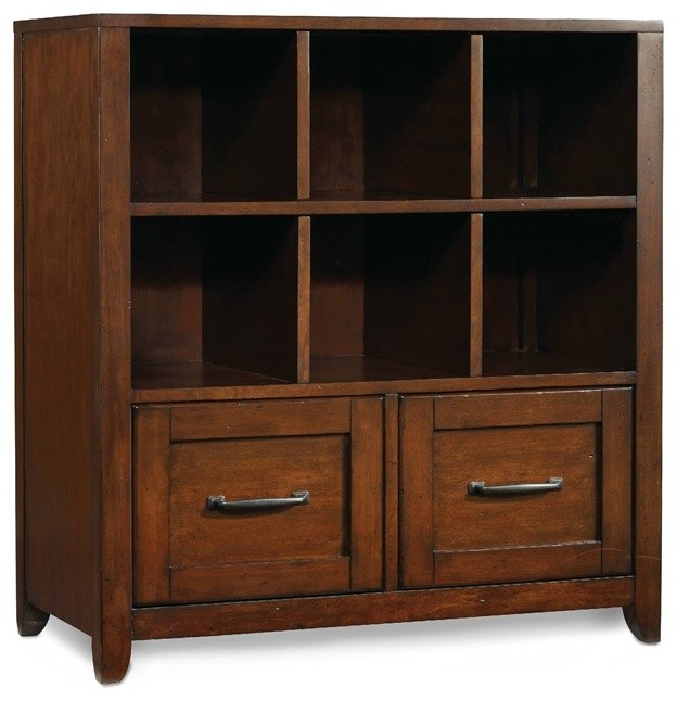 Hooker Furniture Wendover Utility Bookcase Pedestal