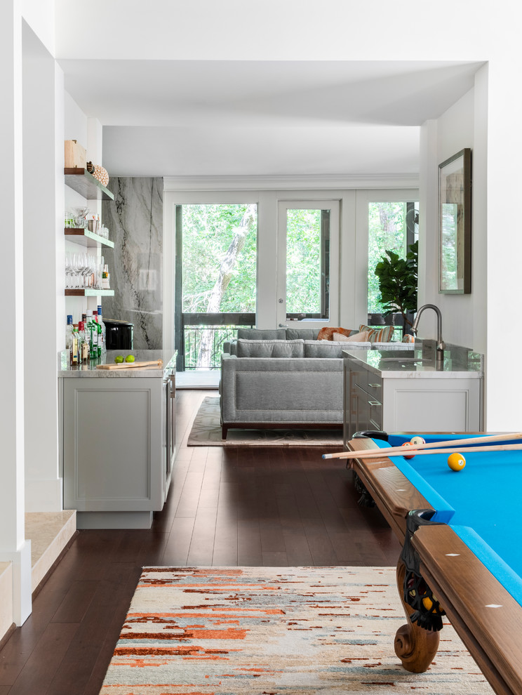 Home design - transitional home design idea in Houston