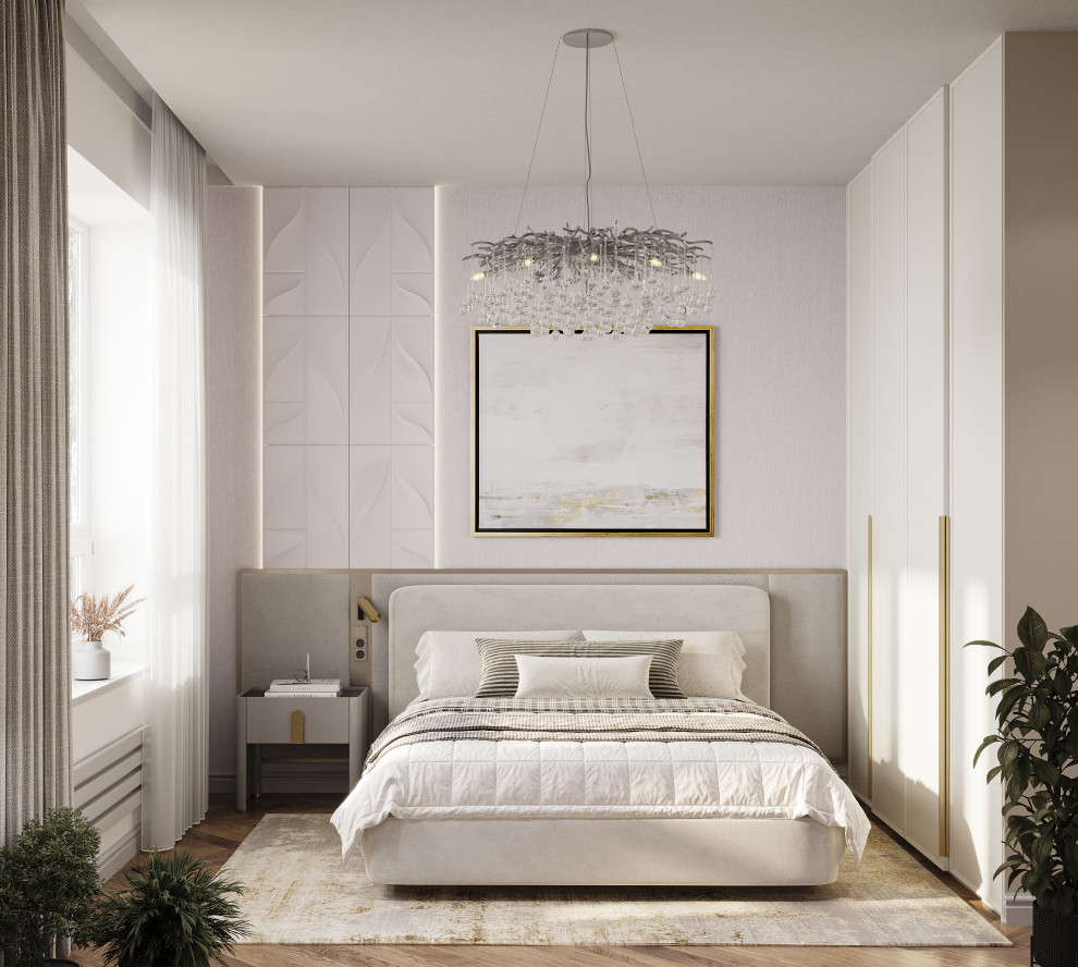 Проект 3-х комнатной квартиры THE WHITE SAVANNAH