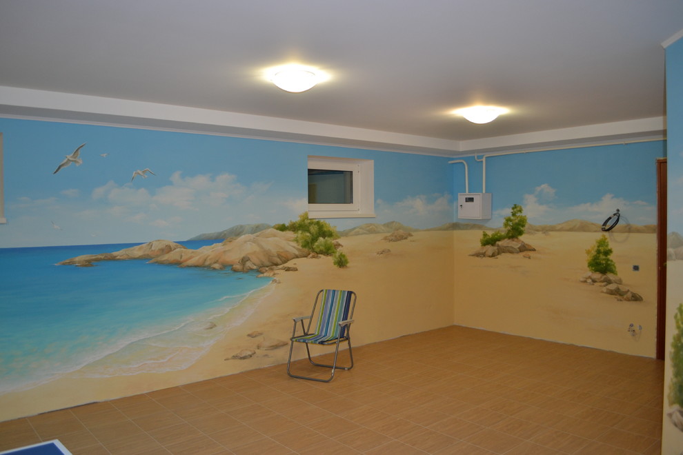 Роспись стен пляж