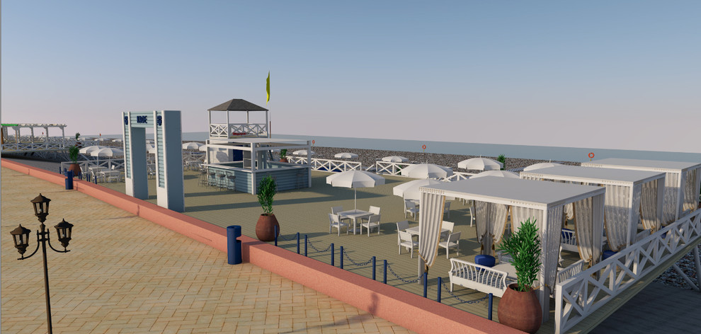 Проект благоустройства пляжа в Имеретинской низменности