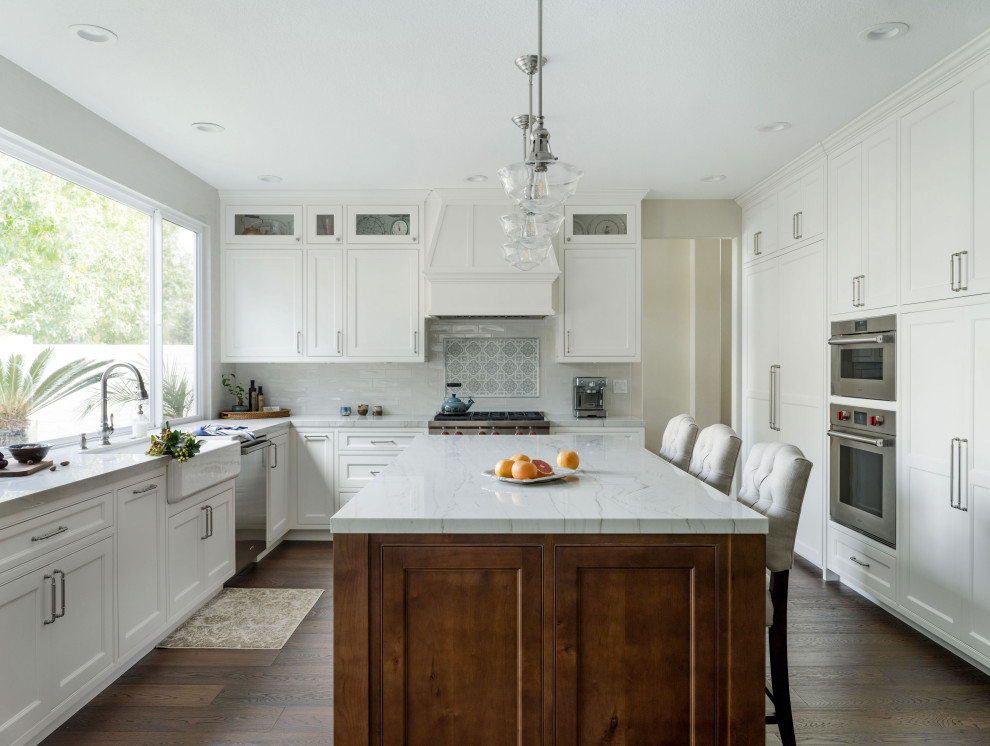 Classically Appointed Traditional Kitchen San Diego by Megan