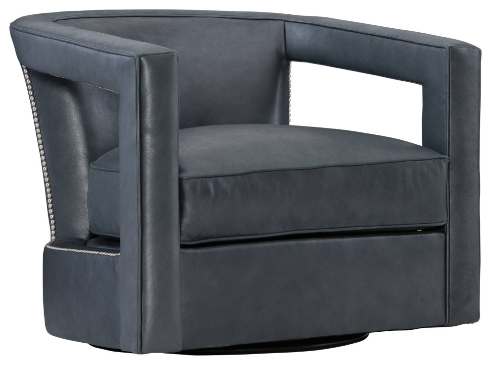 Buy FAST Bernhardt Furniture Company Bernhardt Alana Leather Swivel