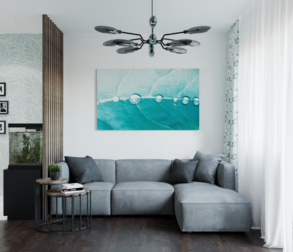 Шоколадный тиффани. Дизайн интерьера квартиры для молодой семьи в г. Энгельс