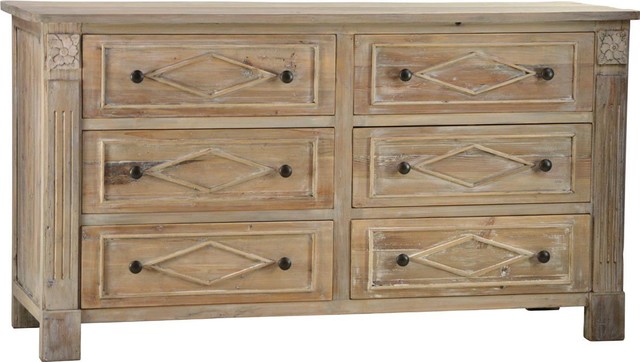 Dresser Chest Of Drawers Natural Pine Farmhouse Dressers By