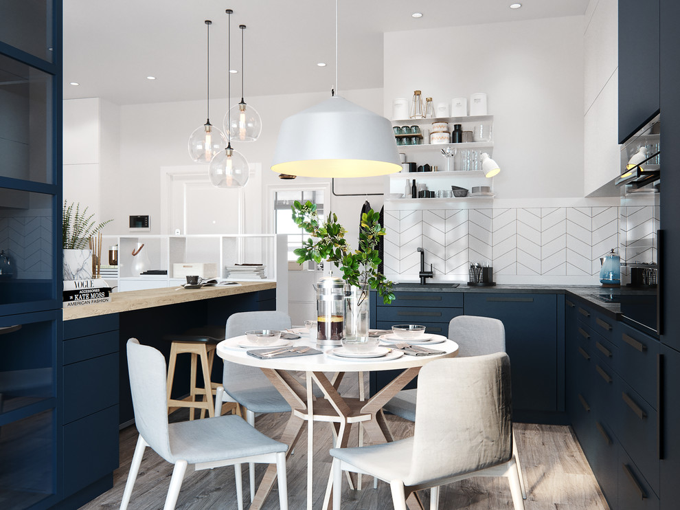 Белая квартира на набережной в ЖК Ривер парк