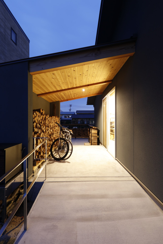 Inspiration for a contemporary garage in Other.