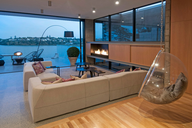 Jetmaster Fireplaces WA beach-style-living-room