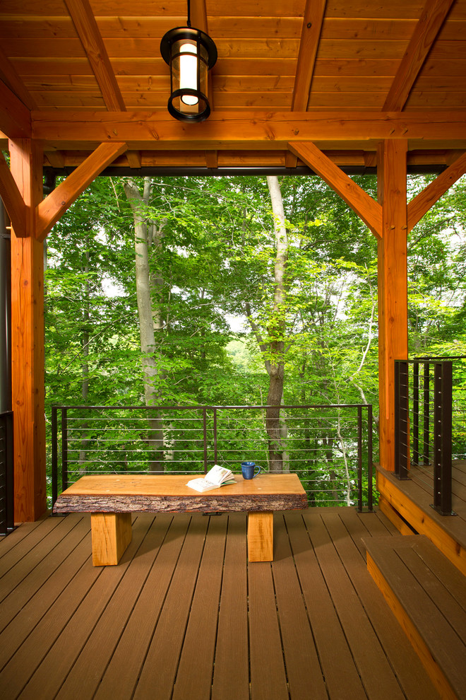 Mountain style porch photo in DC Metro