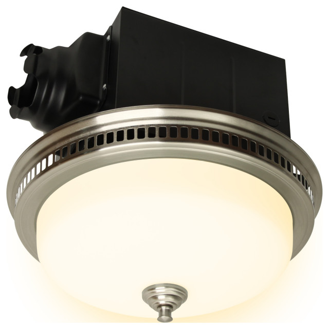 Bathroom Exhaust Fan WithLED Light and Nightlight 110CFM 1.5 Sone ...