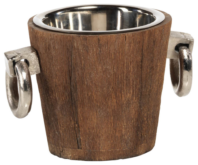 rustic ice bucket
