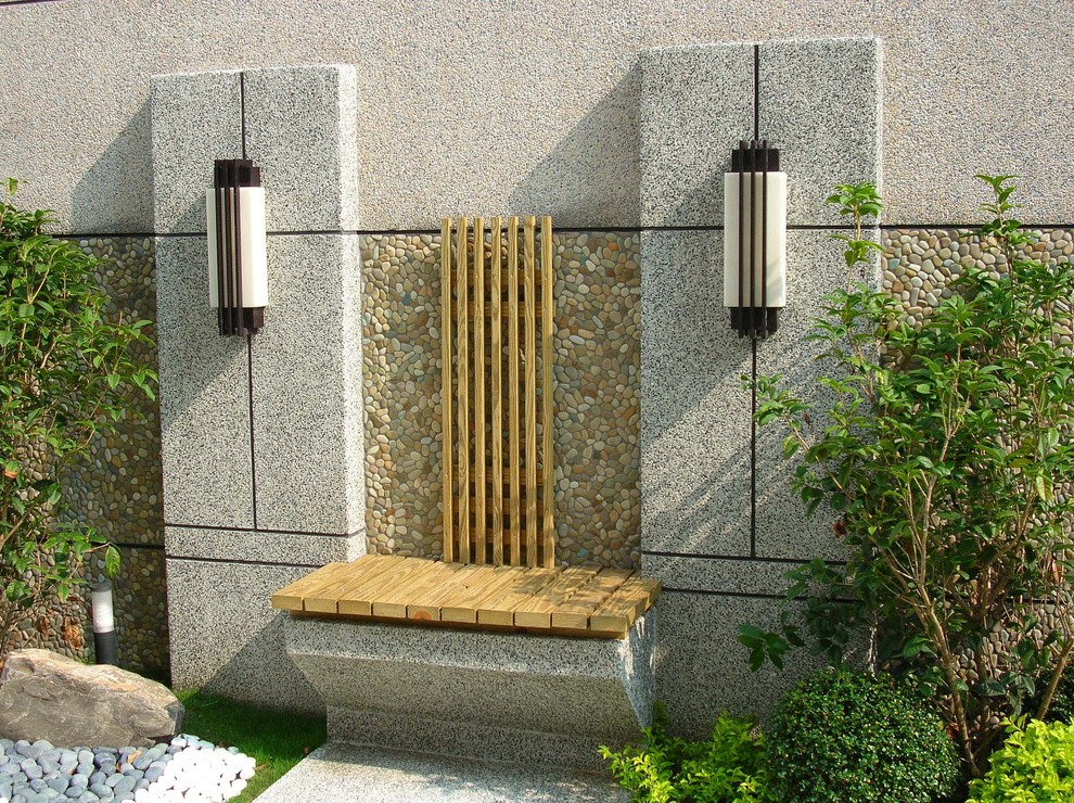 Натуральная Мозаика Галька на Сетке . Использование на фасадах зданий