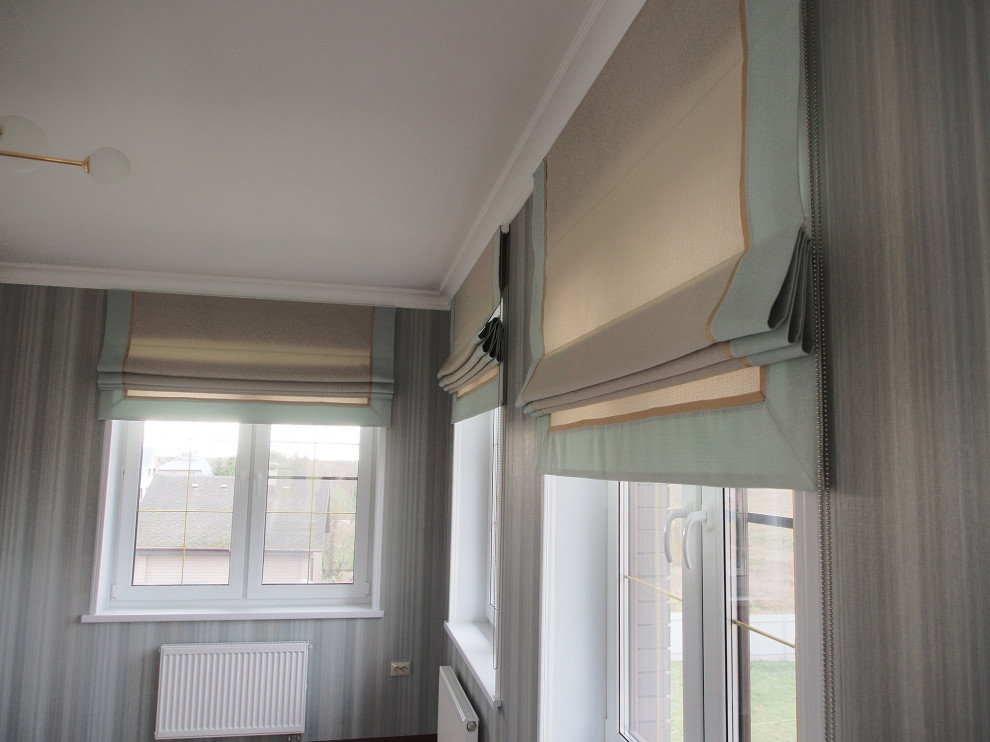 Оформление текстилем загородного дома в Морозово