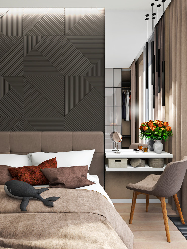 Дизайн интерьера однокомнатной студии в ЖК "Гринвуд"