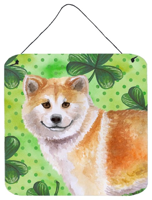 Shiba Inu St Patricks Wall Or Door Hanging Prints