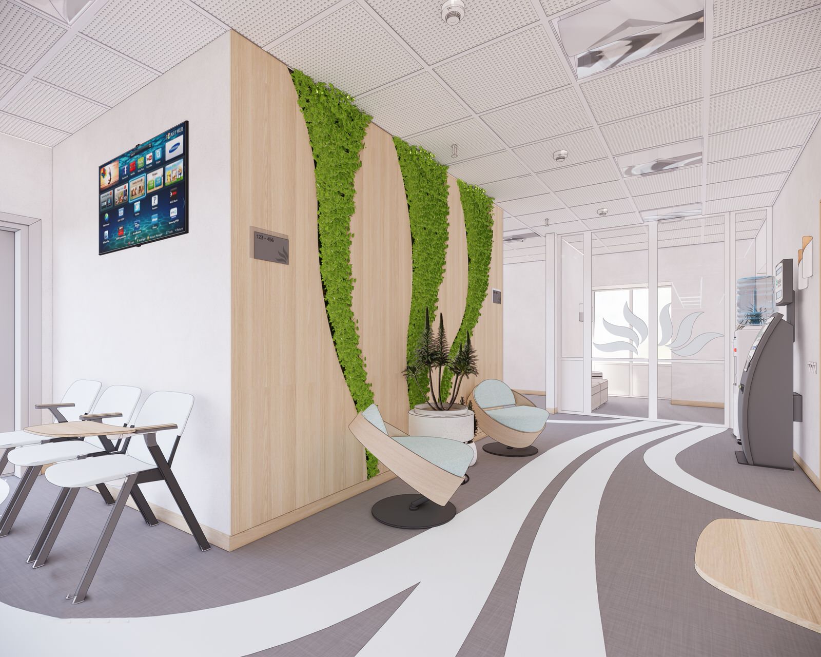 Концепция холла для Немецкой Семейной клиники