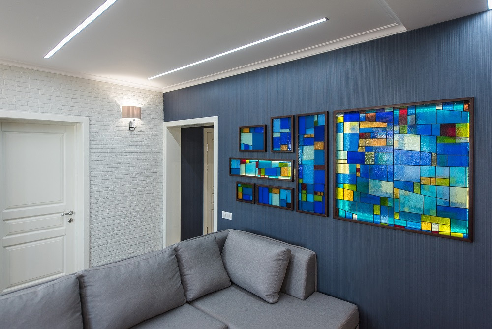 Гостиная с видом на бухту