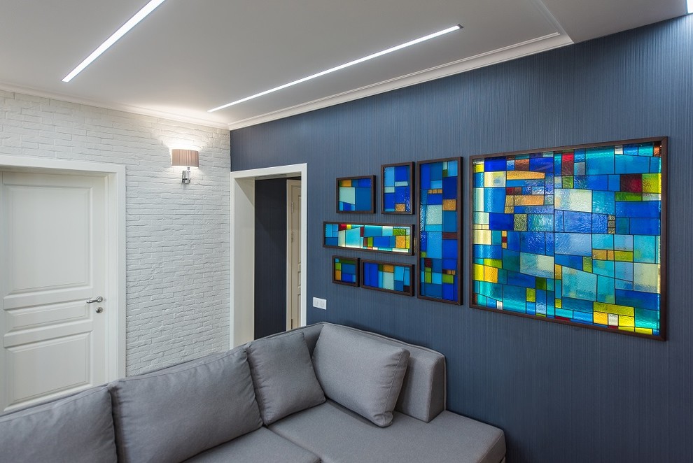 Гостиная с видом на бухту