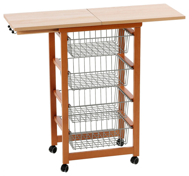 Gastoncino Kitchen Trolley, Cherry