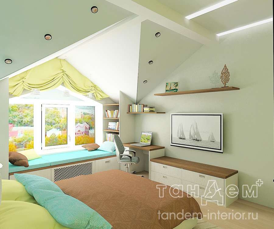 Квартира с мансардной крышей в ЖК Гавань г. Дмитров