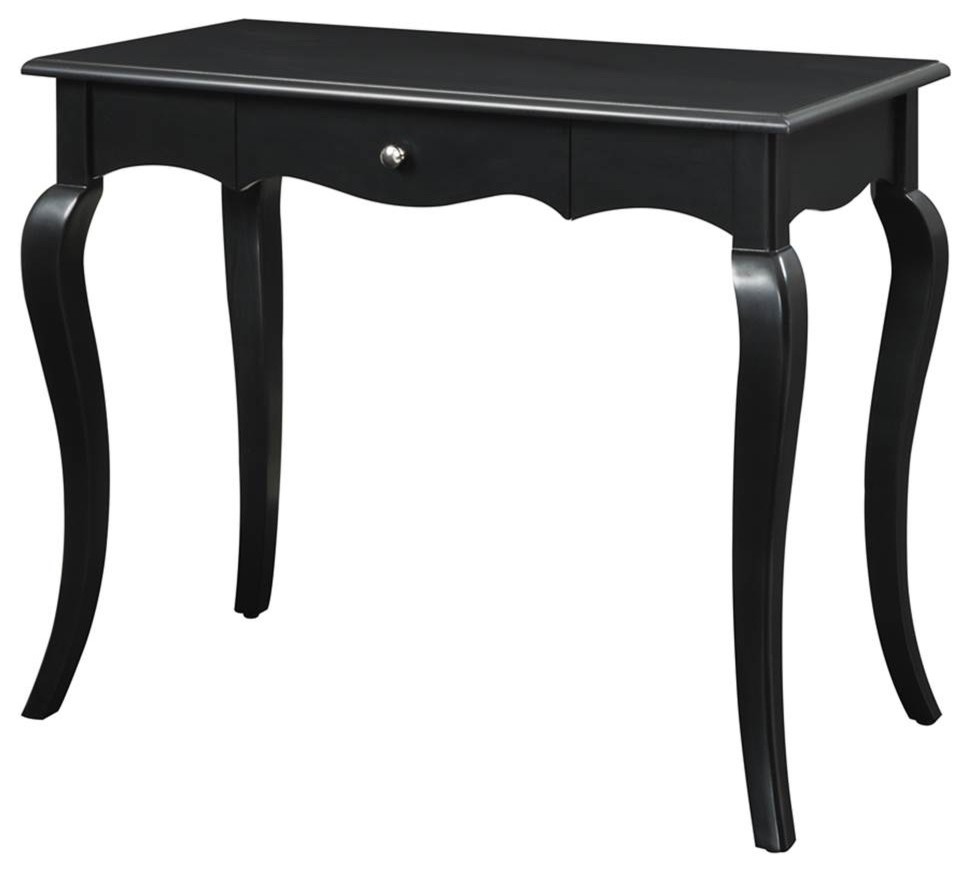 36 In Writing Desk In Black Desks And Hutches By Shopladder