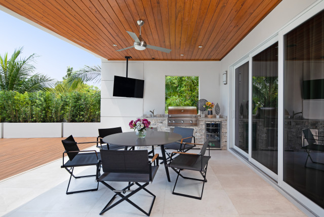 Waterfront dock contemporary-terrace