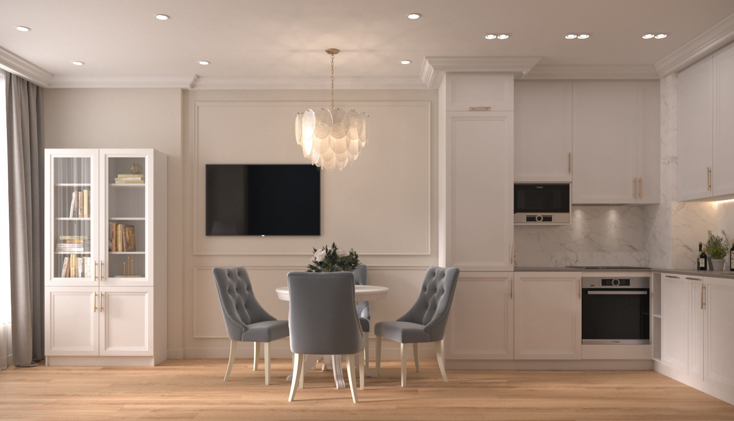 ЖК Голден Сити, 1 к.кв. в неоклассике