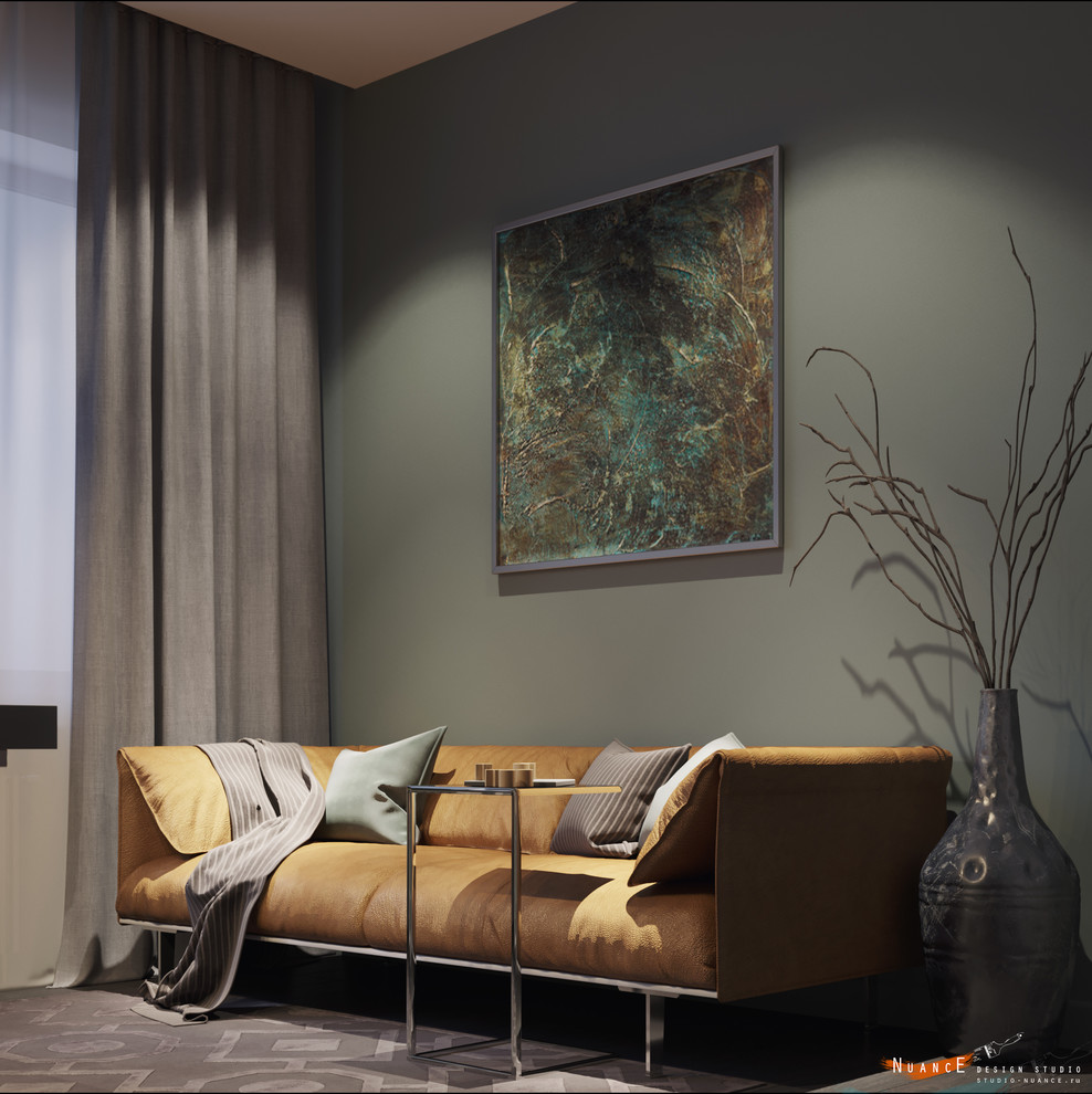 Строгий кабинет в загородном доме