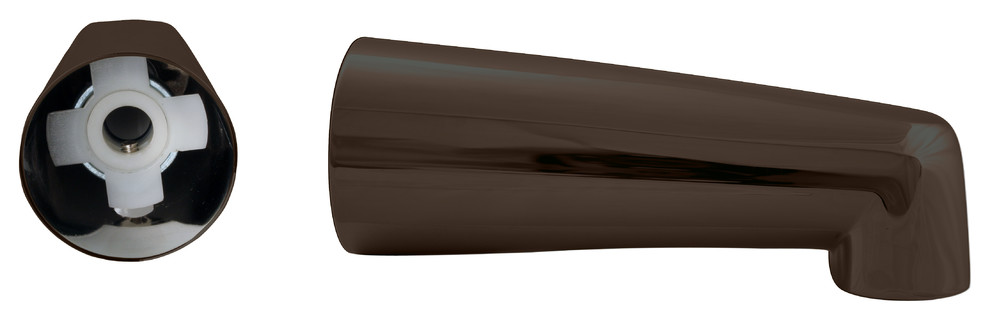 7" Tub Spout for Copper Pipe, Oil Rubbed Bronze